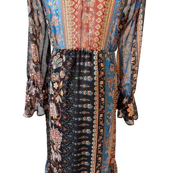 Zara Multicolor Maxi Dress - Picture 8 of 15